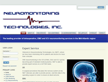 Tablet Screenshot of neuromonitoringtech.com